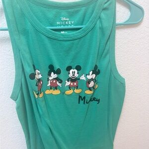 Disney Mickey Mouse Green Muscle Tee